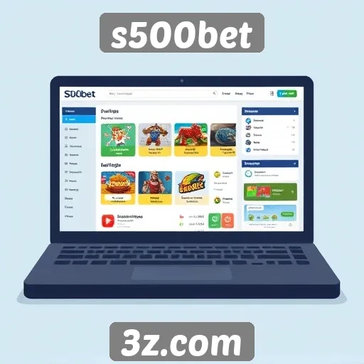 Estudo sobre a interface e usabilidade do site s500bet